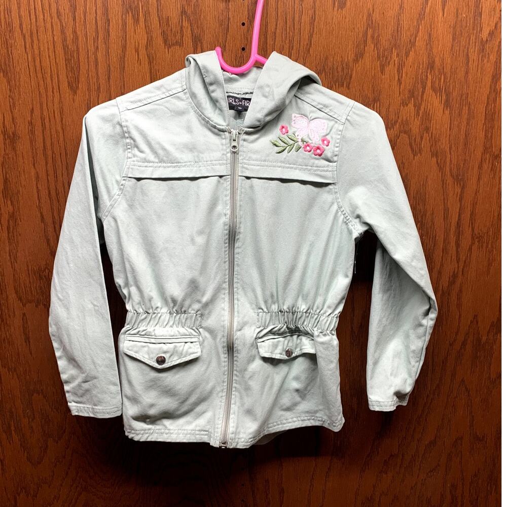 Girls First Embroidered Jacket